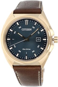 Citizen Men's Citizen Eco-Drive Metropolitan Leather Band Watch, 41mm at Nordstrom Rack