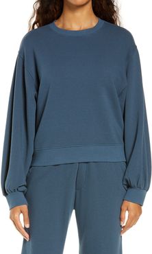 UGG Brook Balloon Sleeve Crewneck Pullover