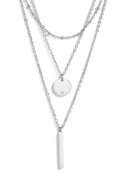 Triple Layered Pendant Necklace