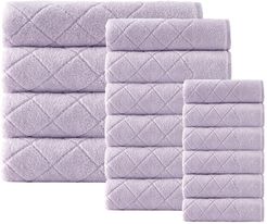 ENCHANTE HOME Gracious Turkish Cotton 16-Piece Towel Set - Lilac at Nordstrom Rack