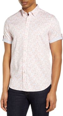 Big & Tall Ted Baker London Short Sleeve Button-Up Shirt