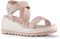 Hibiscus Wedge Sandal