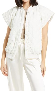 Offie Quilted Cap Sleeve Vest