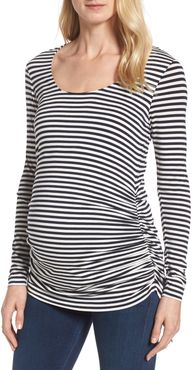 Arlington Stripe Maternity Tee