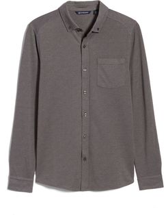 Big & Tall Cutter & Buck Reach Button-Down Pique Knit Shirt