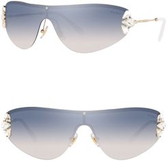 MIU MIU Irregular Shape Shield Sunglasses at Nordstrom Rack