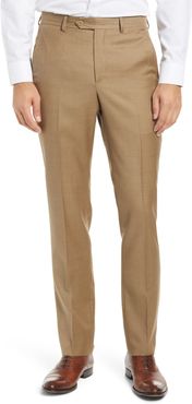 Big & Tall Santorelli Roma Flat Front Wool Dress Pants