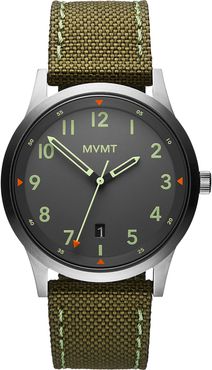 Field Canvas Strap Watch, 41mm