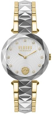 VERSUS Women's Swarovski Crystal Quartz 2-Hand Two-Tone Bracelet Watch, 36mm at Nordstrom Rack