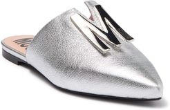 MOSCHINO Metallic Leather Mule at Nordstrom Rack