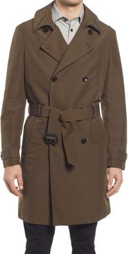 Turtle Double Breasted Belted Trench Coat