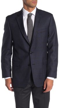 Brooks Brothers Navy Plaid Two Button Notch Lapel Wool Regent Fit Suit Separates Blazer at Nordstrom Rack
