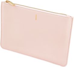 Personalized Faux Leather Pouch - Pink