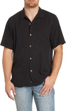 Big & Tall Tommy Bahama Al Fresco Tropics Classic Fit Short Sleeve Silk Button-Up Shirt
