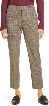 Ab-Solution Plaid High Waist Ankle Pants