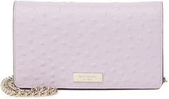 kate spade new york crossbody ostrich embossed wallet at Nordstrom Rack