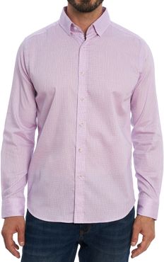 Charlie Tailored Fit Check Button-Up Sport Shirt