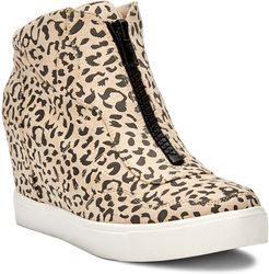 Long Live Leopard Print High Top Sneaker
