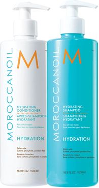 Moroccanoil Hydrating Half-Liter Shampoo & Conditioner Set, Size 16.9 oz
