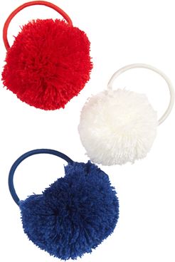 Kids' 3-Pack Pompom Hair Ties