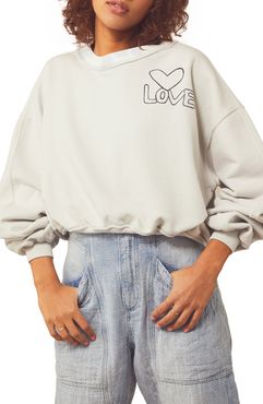 Feel The Love Graphic Sweatshirt