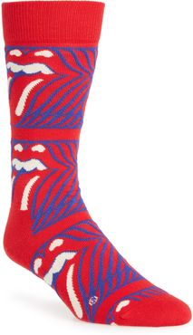 X Rolling Stones Stripe Me Up Crew Socks