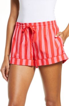 Ban. do Stripe Tie Waist Shorts