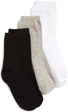 Best Assorted 3-Pack Cotton Blend Crew Socks