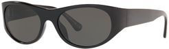 Oliver Peoples Exton Polarized 55mm Square Sunglasses at Nordstrom Rack