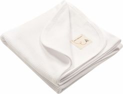 Thermal Knit Organic Cotton Receiving Blanket