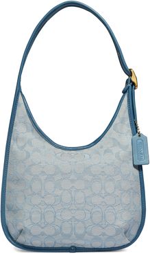 Ergo Signature Jacquard Shoulder Bag - Blue