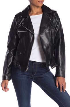 Sam Edelman Asymmetrical Zip Faux Leather Jacket at Nordstrom Rack