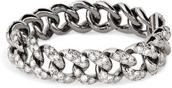 Mini Pave Diamond Link Ring