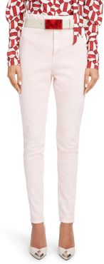 Nikino High Waist Ankle Tie Skinny Jeans