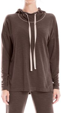 Max Studio Hooded French Terry Pullover at Nordstrom Rack