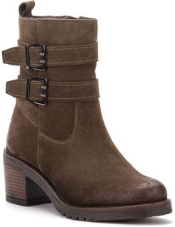 Vintage Foundry Charmaine Buckled Leather Bootie at Nordstrom Rack