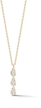 Sophia Ryan Triple Diamond Drop Necklace