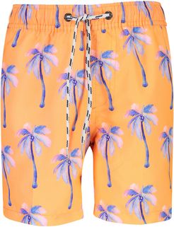 Boy's Snapper Rock Sunset Moorings Palms Volley Swim Trunks