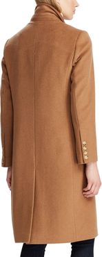 Lauren Ralph Lauren Double Breasted Wool Blend Coat