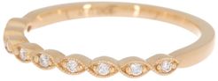 Bony Levy 18K Gold Geo Diamond Stack Ring - 0.08 ctw at Nordstrom Rack