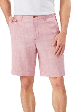 Harbor Herringbone Linen Blend Shorts