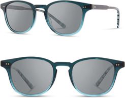 Kennedy 50mm Polarized Sunglasses - Deep Sea / Grey