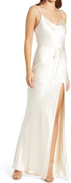 Cowl Neck Midi Slipdress