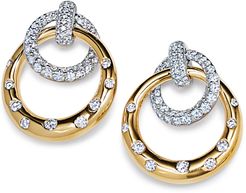 Cobblestone Pave Diamond Drop Earrings