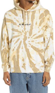 Let Us Live Tie Dye Print Hoodie