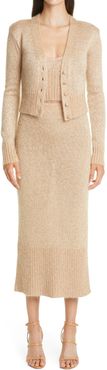 Kinsley Sequin Metallic Knit Skirt