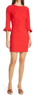 Bedford Ruffle Cuff Sheath Dress