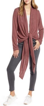 Drape Tie Front Cardigan