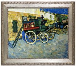 Overstock Art Tarascon Diligence - Framed Oil Reproduction of an Original Painting by Vincent Van Gogh at Nordstrom Rack