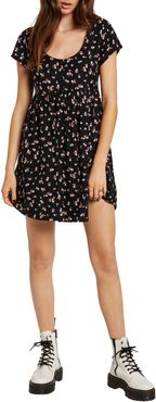 Beach Floral Print Minidress